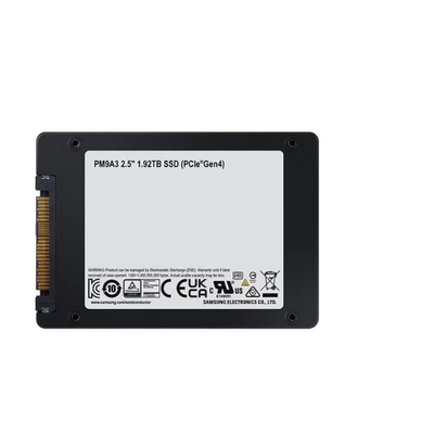 PM9A3 Samsung Solid State Drive SSD 2.5 U.2 NVME GEN 4 1.92TB