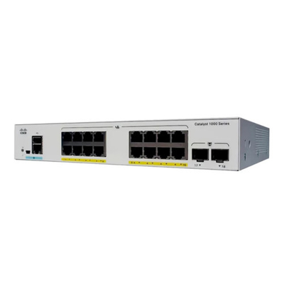 Cisco C1000-16P-2G-L Gigabit Layer 2 Network Managed Enterprise Switch 16 port RJ45 PoE+ 2SFP Optical uplink 120W