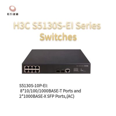 H3C S5130S-10P-EI Series Enhanced Gigabit Access Switches，network data switch，managed network switch suppliers