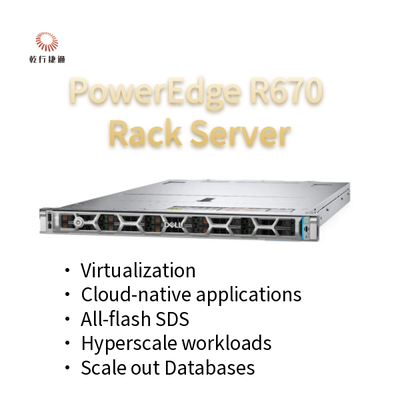  PowerEdge R670 1u Rack Server Factory Price Intel Xeon 6 processors