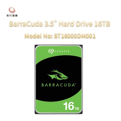 Seagate BarraCuda 3.5" Hard Drive 16TB Model No: ST16000DM001