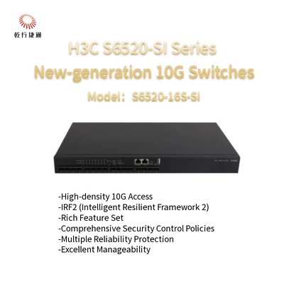 H3C S6520-SI Series S6520-16S-SI  Next-Generation 10 Gigabit Ethernet Switches