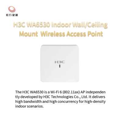 H3C WA6530 Indoor Wall/Ceiling Mount Wi-Fi 6 (802.11ax) Wireless Access Point