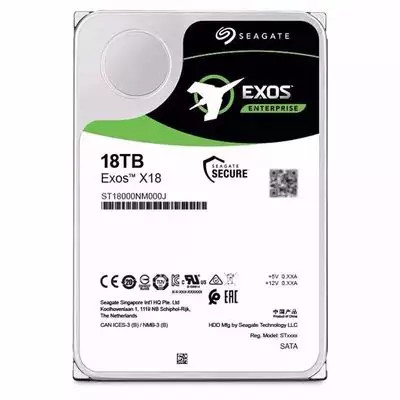 Dysk twardy Seagate Exos X18 ST18000NM000J 18 TB SATA 6 Gb/S