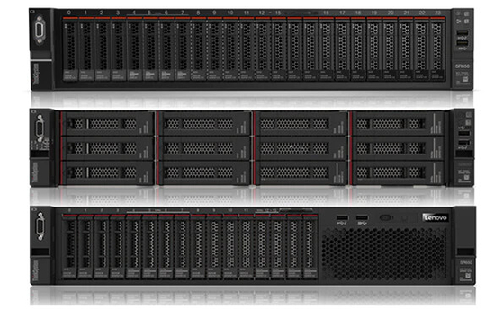 Serwer pamięci masowej w szafie o wysokości 2U Lenovo ThinkSystem SR650 Serwer w szafie serwerowej z 2 gniazdami