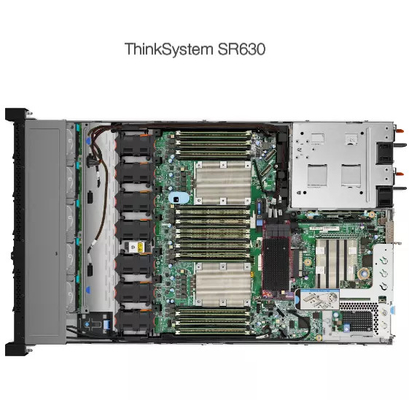 12 wnęk Serwer do montażu w szafie serwerowej 1U Lenovo ThinkSystem SR630 Serwer do montażu w szafie serwerowej