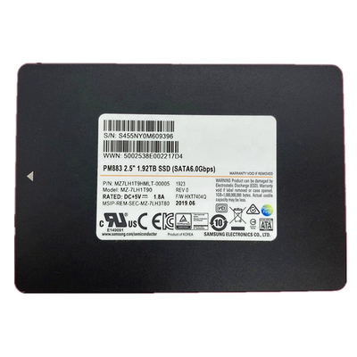 Wewnętrzny dysk twardy SATA 6,0 Gb/s 1,92 TB Samsung PM883 MZ7LH1T9HMLT