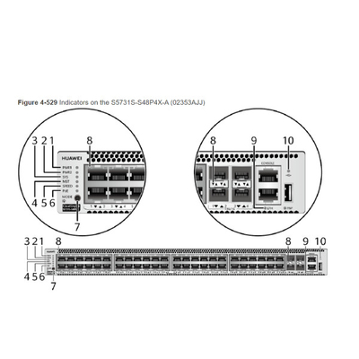 Huawei Datacom Switches S5731S-S48P4X-A For Network