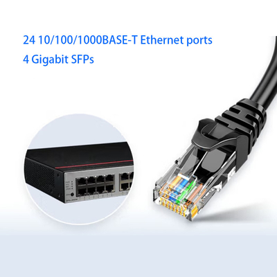 S5735S-L24T4S-QA2 Huawei Switch 24 Port Gigabit Ethernet+4 Gigabit Fiber Optic Port