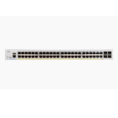 C1000-48P-4G-L 48 Przełącznik dostępu do portu RJ45 PoE+ 370W 104Gbps 77.38Mpps