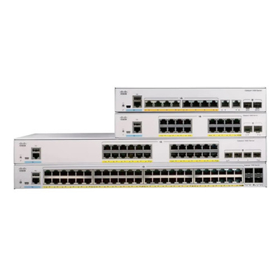 Network management switch Cisco C1000-8P-E-2G-L 8-port gigabit  2x 1G SFP and RJ-45 combo uplinks POE 67W