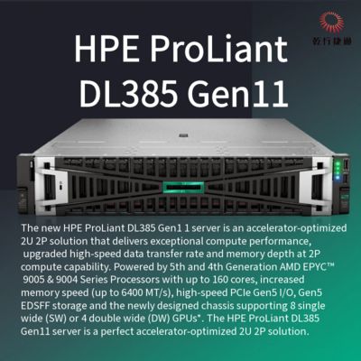 HPE ProLiant DL385 Gen11 The Secure and Powerful Rack Storage Server for Digital Transformation