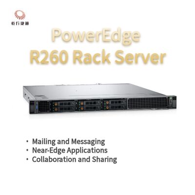 Dell PowerEdge R260 Rack storage Server，data storage server ，custom storage server