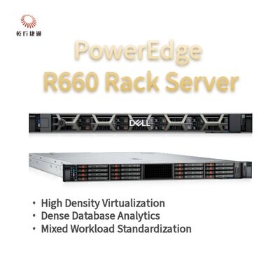 Dell PowerEdge R660 Rack Server ，flash storage system，xeon cpu server，custom storage server