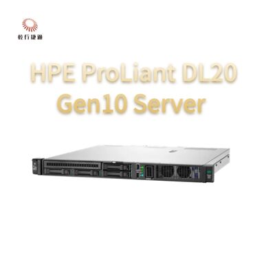 HPE ProLiant DL20 Gen10 Server Compact Versatile For Retail Chain Enterprises，2 way server， data storage server