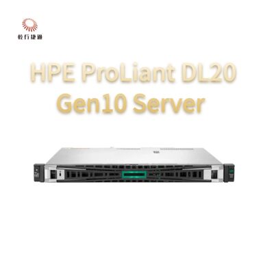 HPE ProLiant DL20 Gen10 Server Compact Versatile For Retail Chain Enterprises，2 way server， data storage server
