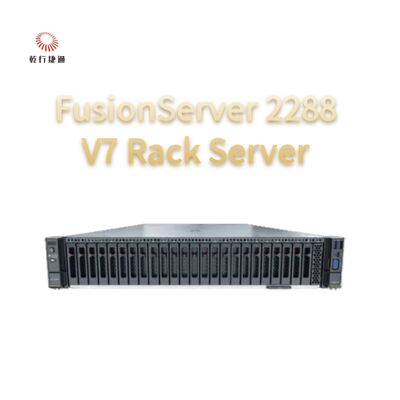 FusionServer 2288 V7 Rack Server 2 way server，intel cpu processor