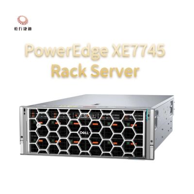 PowerEdge XE7745 Rack Server Flexible AI acceleration PowerEdge XE7745 empowers enterprise AI insights with flexible air-cooled PCIe GPU configurations for inferencing and model fine-tuning