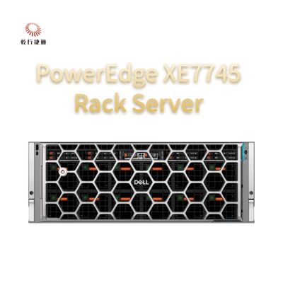 PowerEdge XE7745 Rack Server Flexible AI acceleration PowerEdge XE7745 empowers enterprise AI insights with flexible air-cooled PCIe GPU configurations for inferencing and model fine-tuning