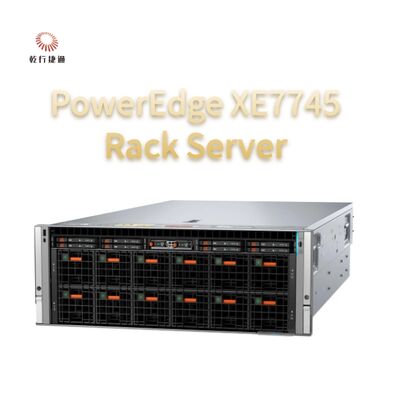 PowerEdge XE7745 Rack Server Flexible AI acceleration PowerEdge XE7745 empowers enterprise AI insights with flexible air-cooled PCIe GPU configurations for inferencing and model fine-tuning