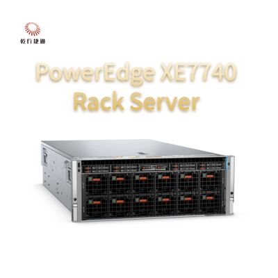 PowerEdge XE7740 Rack Server Flexible AI acceleration PowerEdge XE7740 empowers enterprise AI insights with flexible air-cooled PCIe GPU configurations for inferencing and model fine-tuning