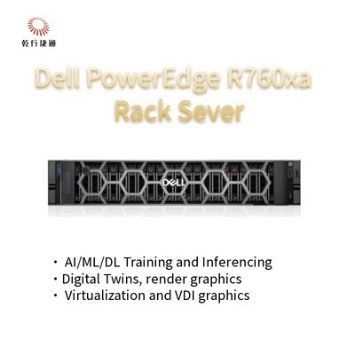 High performance server for heavy workloads  PowerEdge R760xa Rack Server System in Stock