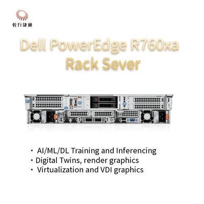 High performance server for heavy workloads  PowerEdge R760xa Rack Server System in Stock