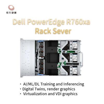 High performance server for heavy workloads  PowerEdge R760xa Rack Server System in Stock