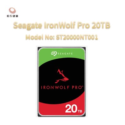 Seagate IronWolf Pro 20TB Model No: ST20000NT001