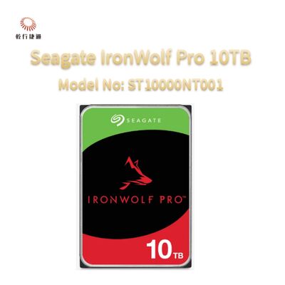 Seagate Ironwolf Pro 10TB Model No: ST10000NT001