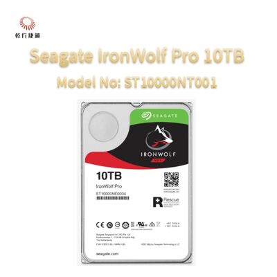 Seagate Ironwolf Pro 10TB Model No: ST10000NT001