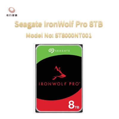 Seagate Ironwolf Pro 8TB Model No: ST8000NT001