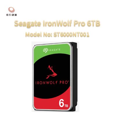 Seagate Ironwolf Pro 6TB Model No: ST6000NT001