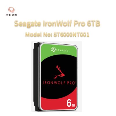 Seagate Ironwolf Pro 6TB Model No: ST6000NT001