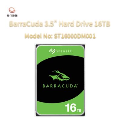 Seagate BarraCuda 3.5" Hard Drive 16TB Model No: ST16000DM001