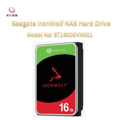 Seagate IronWolf® Network-Attached Storage (NAS) Hard Drive Model No: ST16000VN001