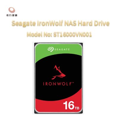 Seagate IronWolf® Network-Attached Storage (NAS) Hard Drive Model No: ST16000VN001