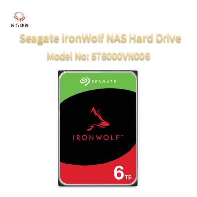 Seagate IronWolf® Network-Attached Storage (NAS) Hard Drive Model No: ST6000VN006