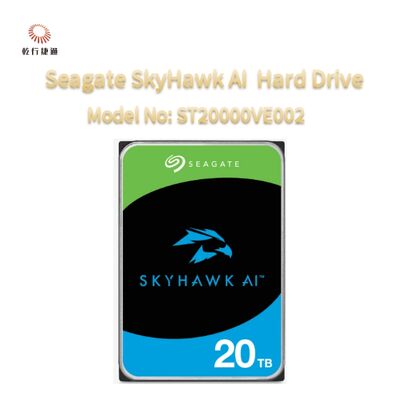 Seagate SkyHawk AI Video Hard Drive Model No: ST20000VE002
