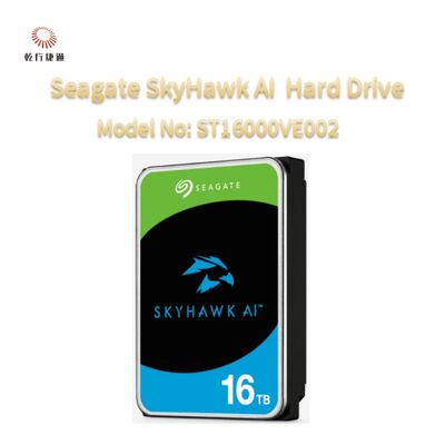 Seagate SkyHawk AI Video Hard Drive Model No: ST16000VE002