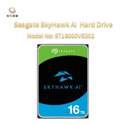 Seagate SkyHawk AI Video Hard Drive Model No: ST16000VE002