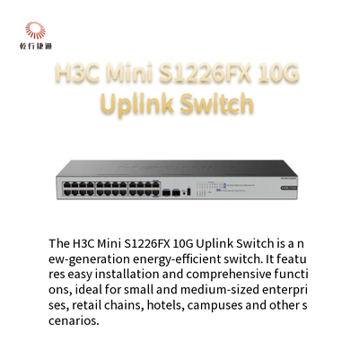H3C Mini S1226FX 10G Uplink Switch Energy-saving Green Switch