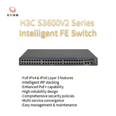 H3C S3600V2 Series Intelligent IRF Fast Ethernet Switch  S3600V2-52TP-SI
