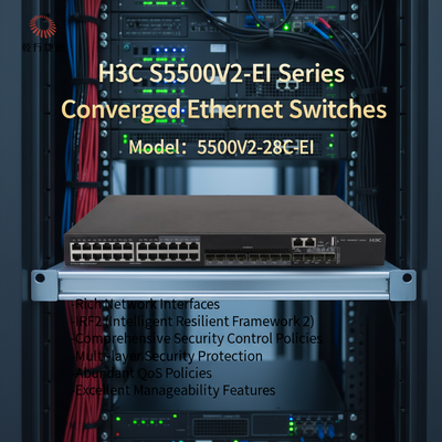 H3C S5500V2-EI Series S5500V2-28C-EI  High-performance Converged Ethernet Switches