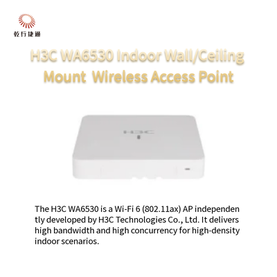 H3C WA6530 Indoor Wall/Ceiling Mount Wi-Fi 6 (802.11ax) Wireless Access Point