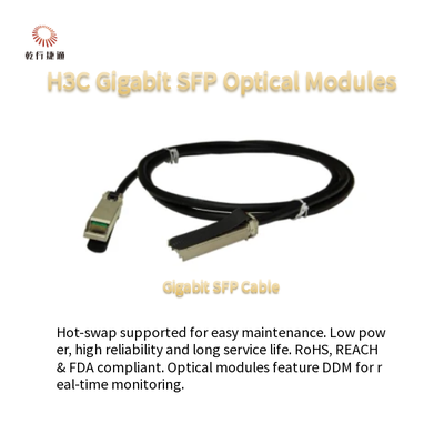 H3C Gigabit SFP Optical Modules Low Power Consumption and Hot-swappable  SFP-GE-LX-SM1310-S