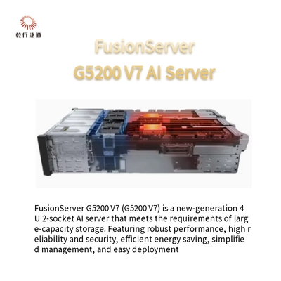 FusionServer G5200 V7 4U AI server1 or 2 x 4th/5th Gen Intel Xeon Scalable processors