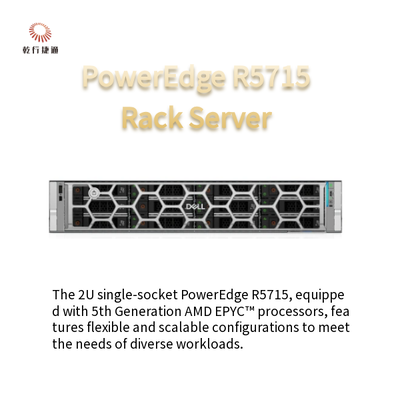 PowerEdge R5715 2U Single-Socket Server Powered by 5th Generation AMD EPYC Processors