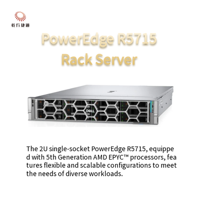 PowerEdge R5715 2U Single-Socket Server Powered by 5th Generation AMD EPYC Processors