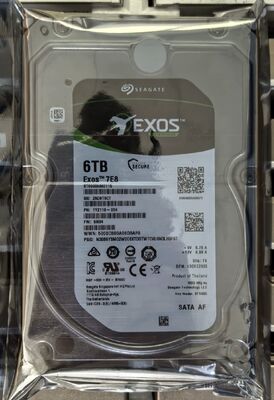 Seagate Exos Enterprise Hard Drives EXOS 6TB Model No: ST6000NM0115